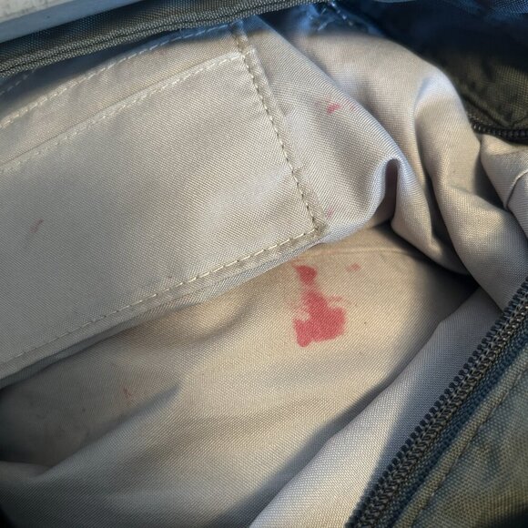 Baggallini Gray Canvas Hobo Crossbody Bag - Picture 3 of 7